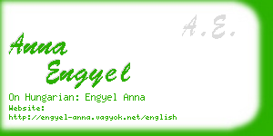 anna engyel business card